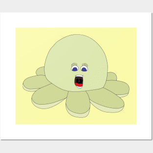 Cute Octopus Posters and Art